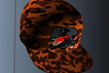 4c7afc bape   orange military hat 2